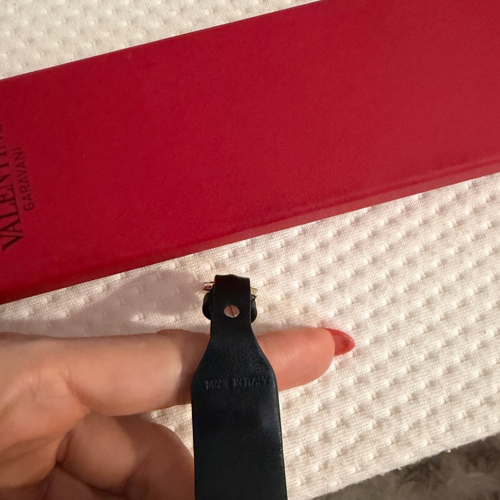 authentic Valentino leather Va Va Voom rocketed   Bracelet - Picture 6 of 9